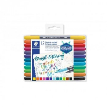 ROTULADORES STAEDTLER 3004 D/PUNTA HAND LETTERING X12