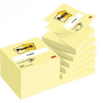 NOTAS POST-IT  Z-SUPER STICKY, CANARY YELLOW, 16 BLOCS + 4 GRATIS