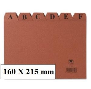 INDICE ALFABETICO FICHEROS 160X215 MM