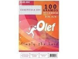 RECAMBIO OLEF A4 100h 4 TAL. CD.4